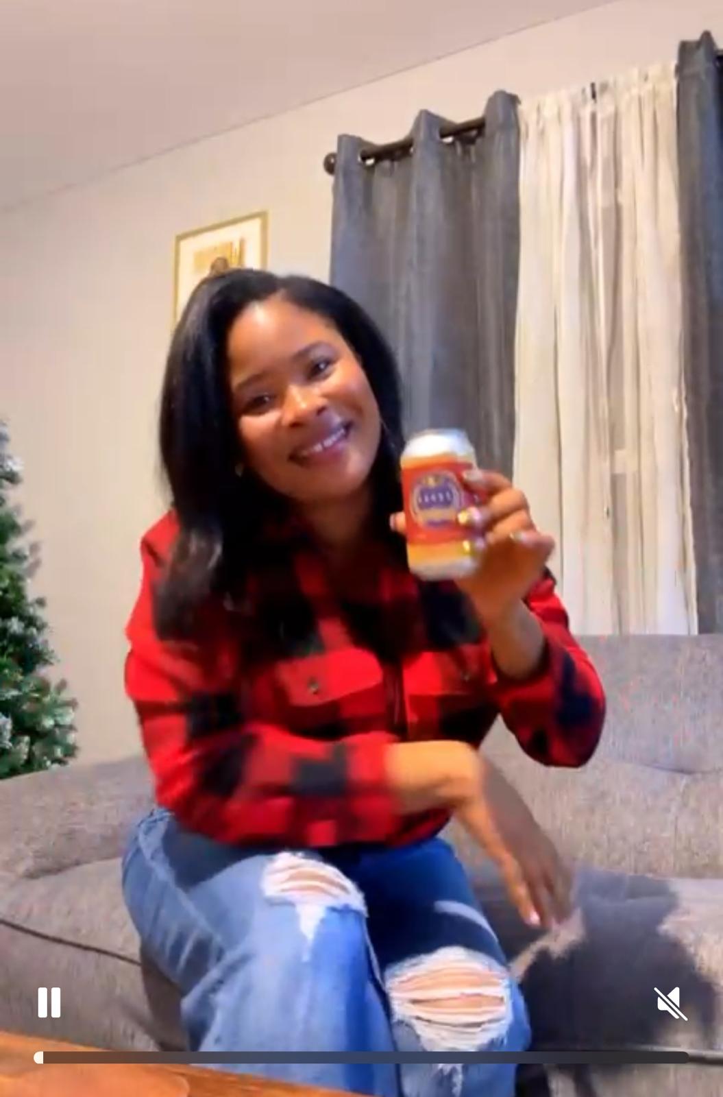 Customer enjoying Delicious Beer